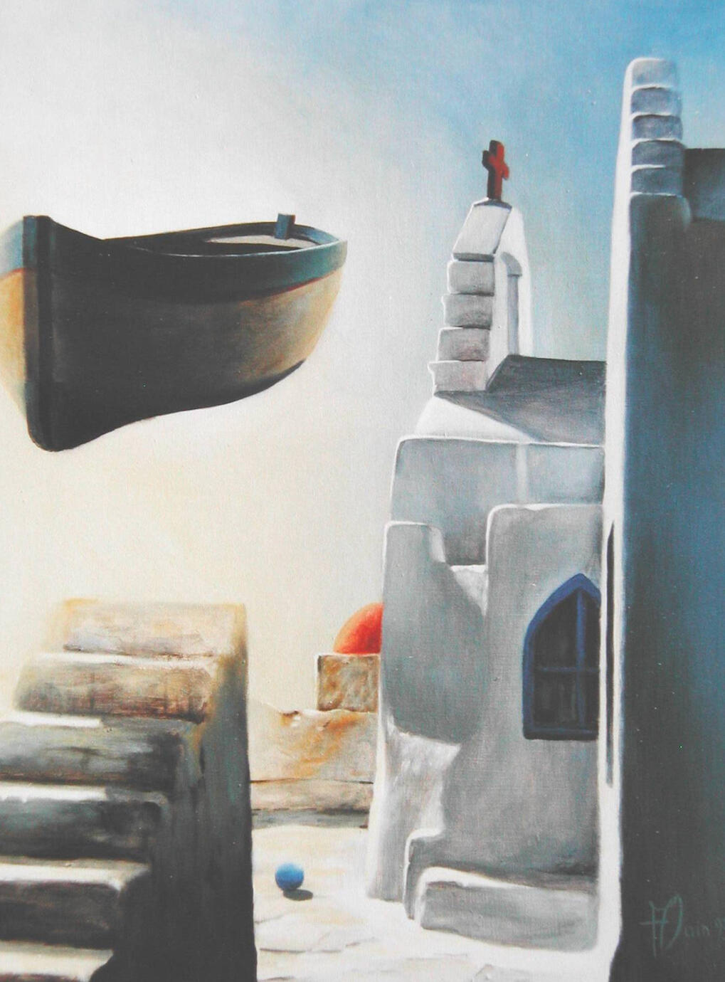 Barque à Mikonos